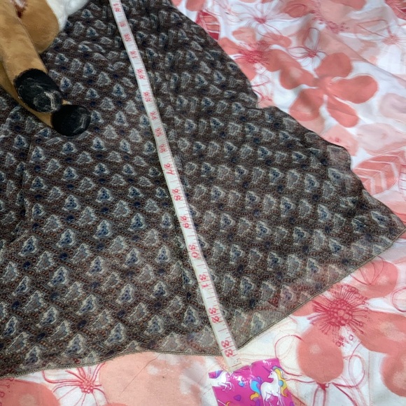 Francesca’s Size Small Brown Paisley Dress Small - Picture 6 of 13